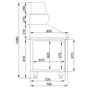 Table Prép Pour Pizza 3 Portes