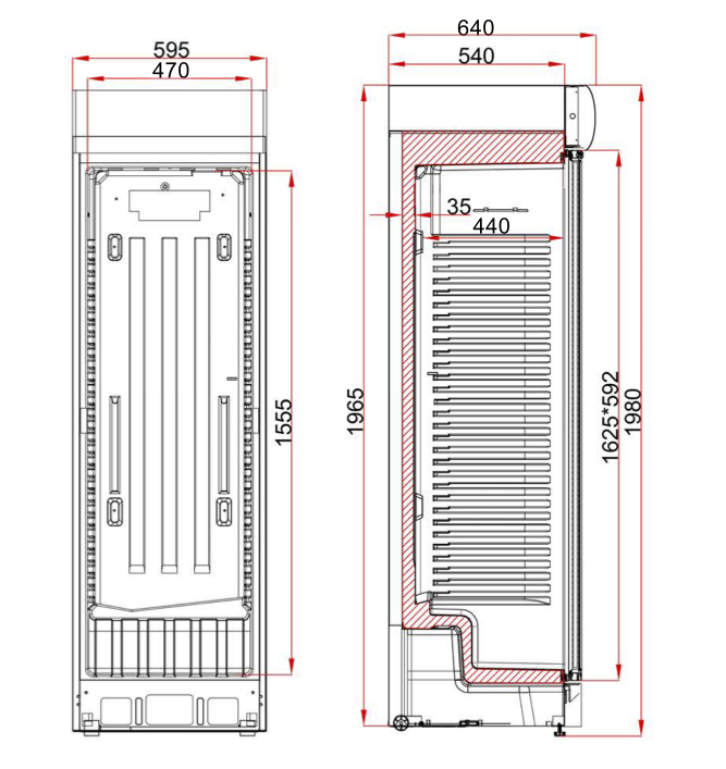 Armoire à Boissons CUMBIA T 1 Porte