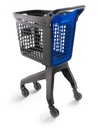Chariot Gris UP80 Urbain Couvercle Bleu