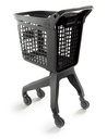 Chariot Gris UP80 Urbain Couvercle Noir