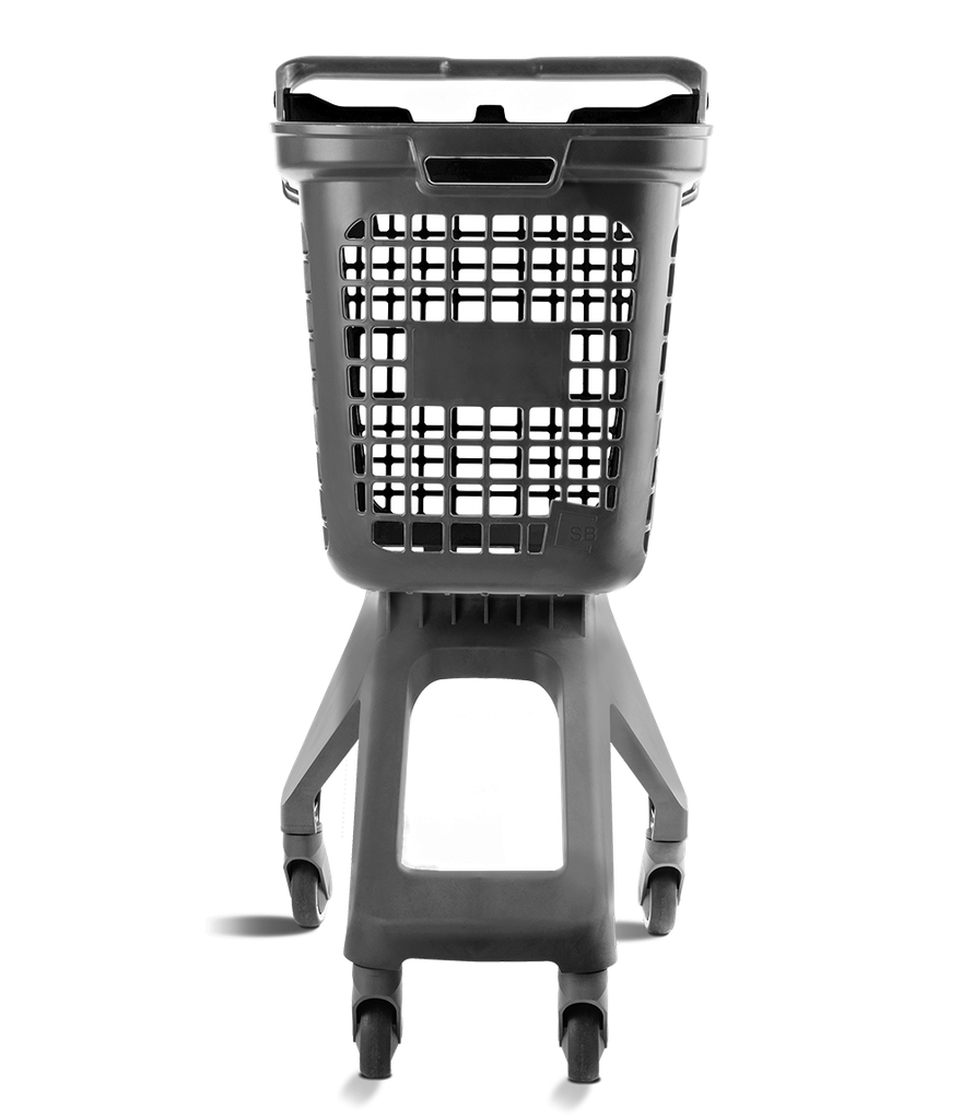Chariot Gris UP80 Urbain Couvercle Noir