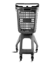 Chariot Gris UP80 Urbain Couvercle Noir