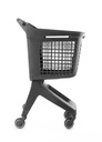 Chariot Gris UP80 Urbain Couvercle Noir