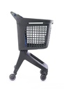 Chariot Gris UP80 Urbain Couvercle Bleu