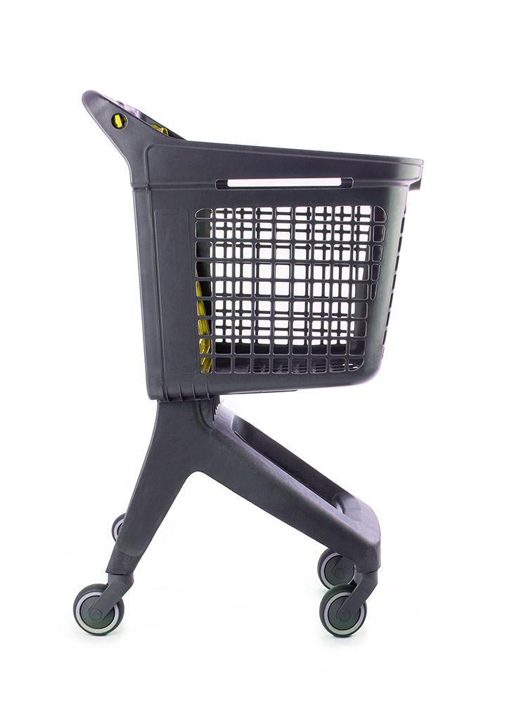 Chariot Gris UP80 Urbain Couvercle Jaune