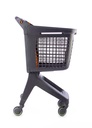 Chariot Gris UP80 Urbain Couvercle Orange