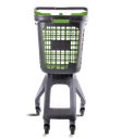 Chariot Gris UP80 Urbain Couvercle Vert