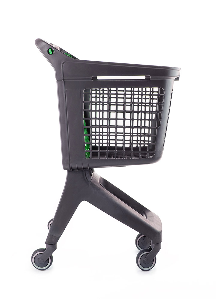 Chariot Gris UP80 Urbain Couvercle Vert