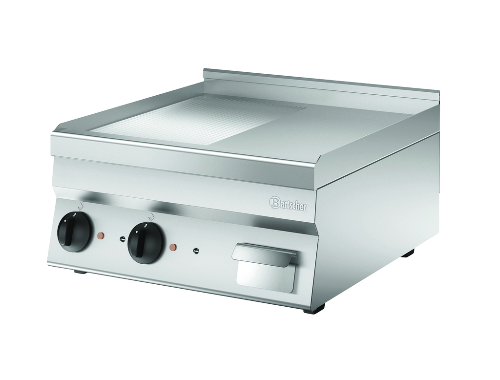 Plaque grill 650, L600, 1/2-1/2