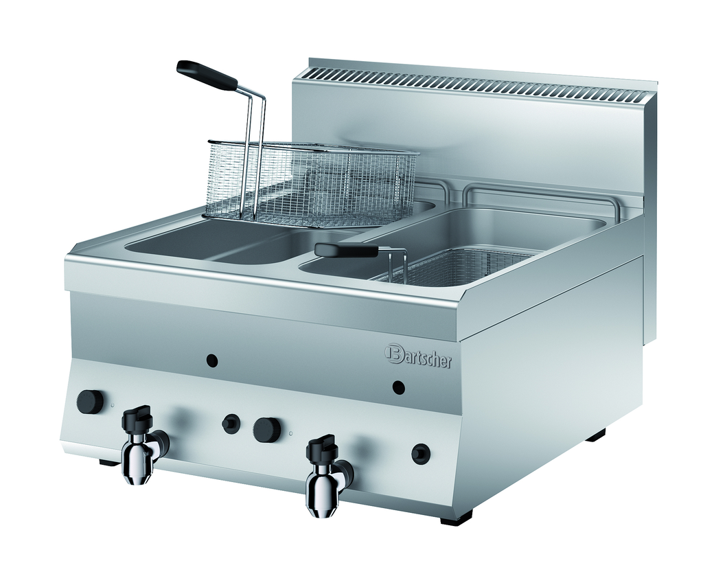 Friteuse à gaz 650, 2x8L, TG