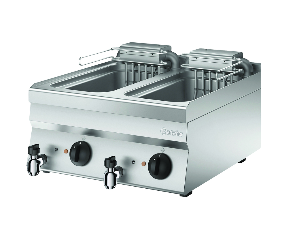 Friteuse 650, L600, 2x10L