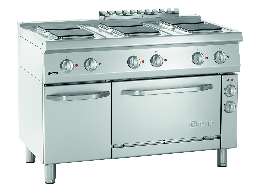 Plan de cuisson él. 700, B1200, 6PL, EBO
