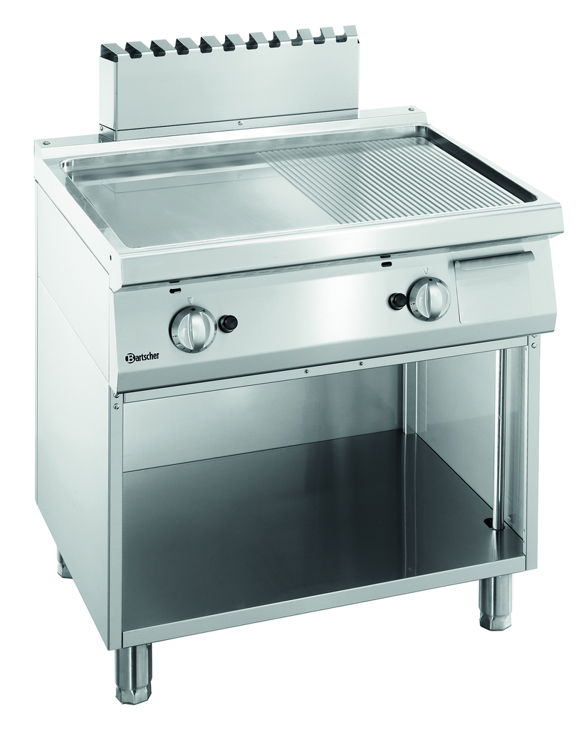 Plaque grill gaz 700, L800, 1/2-1/2