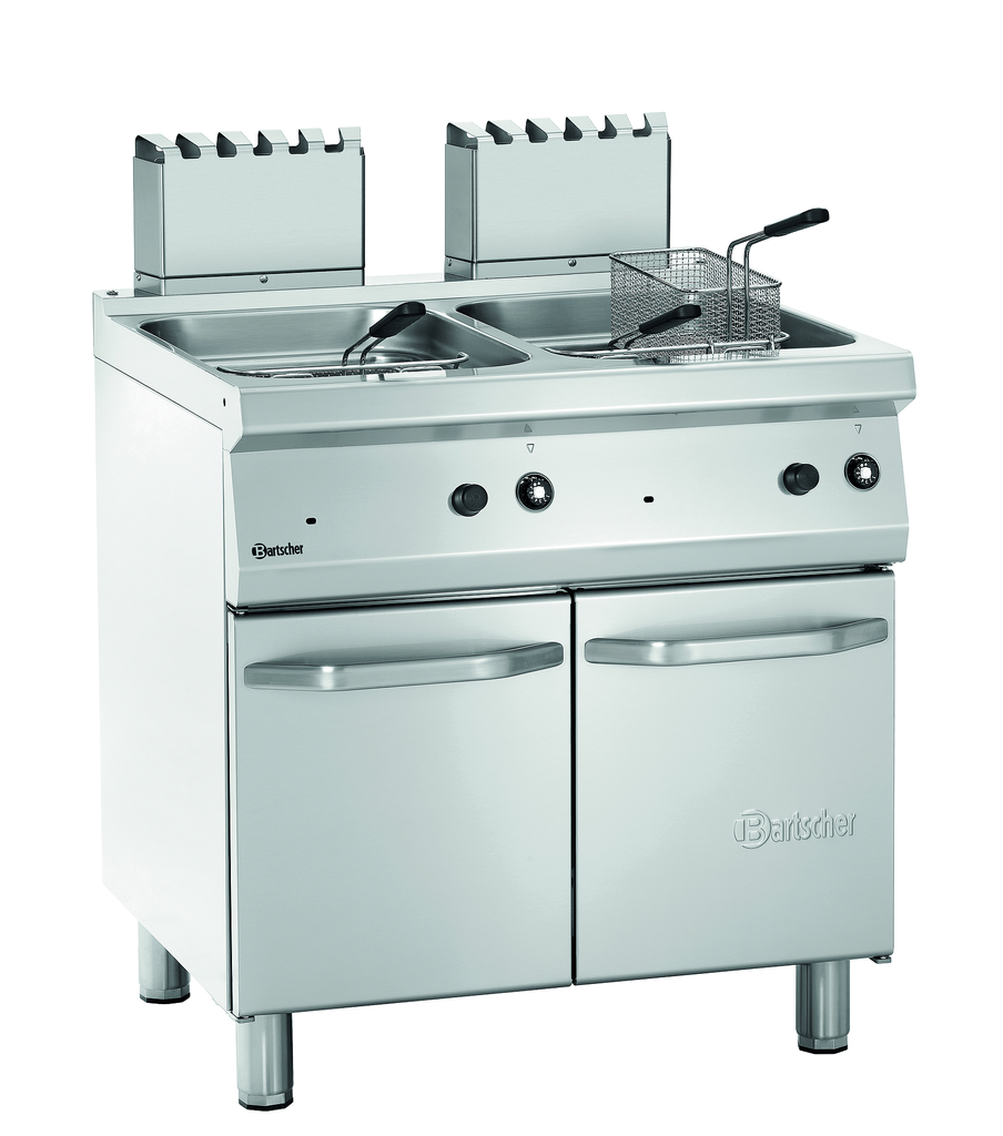 Friteuse gaz 700, L800, 2x15L