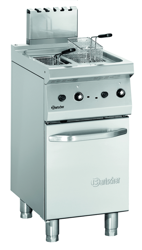 Friteuse gaz 700, L400, 2x7L