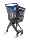 Chariot Gris UP80 Urbain Couvercle Bleu