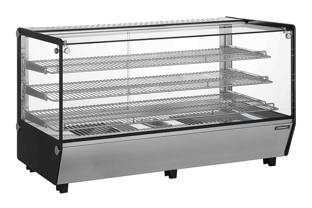 Vitrine chauffante encastrée 200L