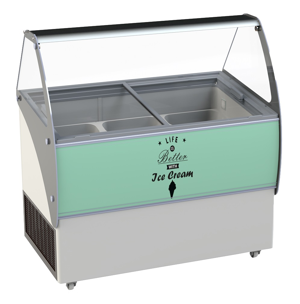 Vitrine À Creme Glacée Bali 9X5 Ltr