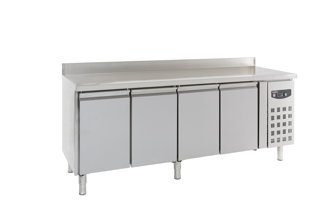 Table Réfrigérée Bord Relevé 4 Portes