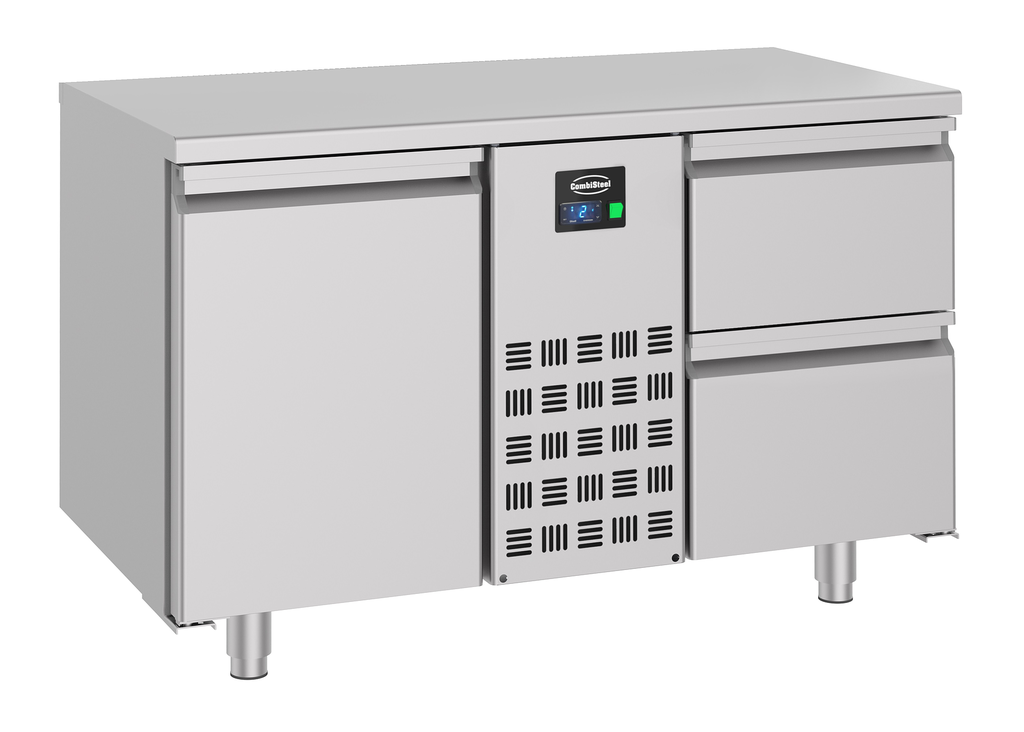 700 Table Réfrigérée 1 Porte Et 2 Tiroirs Monoblock