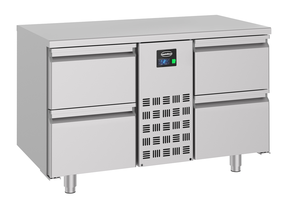 700 Table Réfrigérée 4 Tiroirs Monoblock