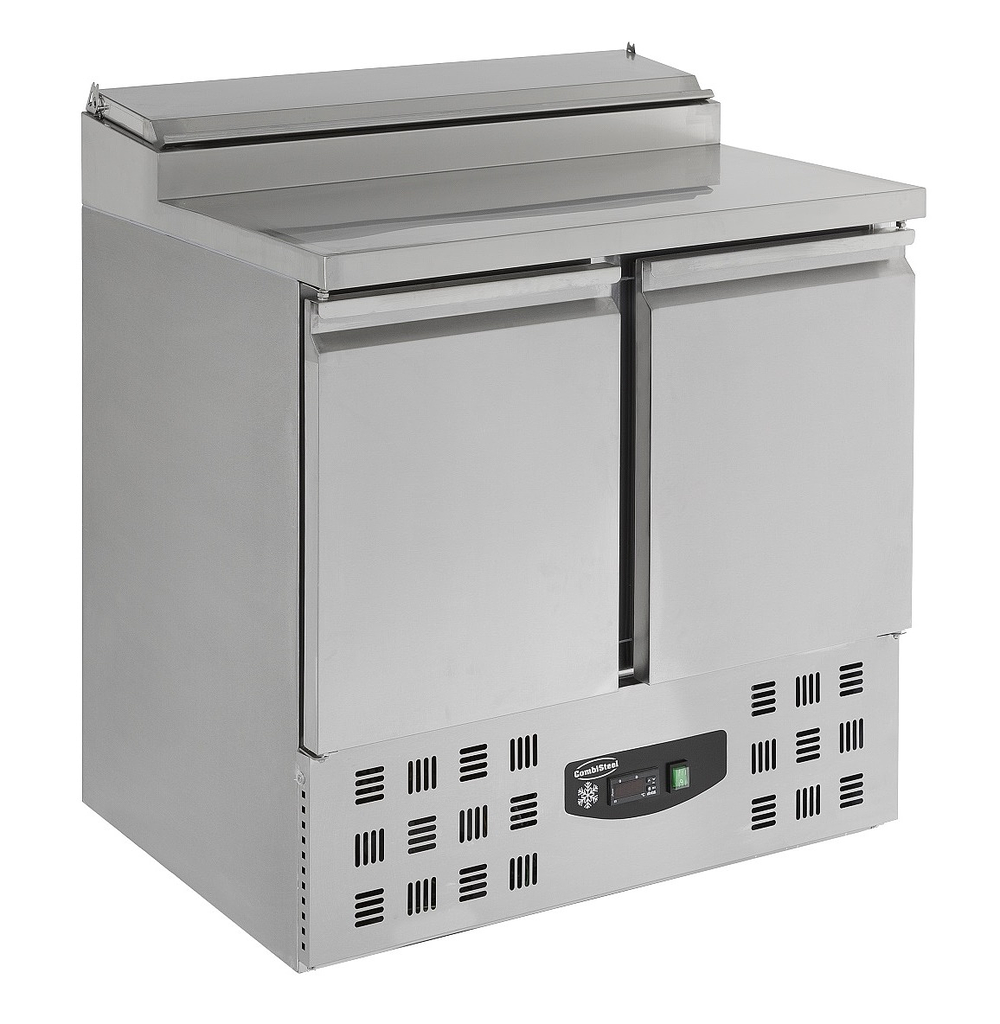 Saladette Réfrigérée 2 Portes 5X1/6Gn Récipient