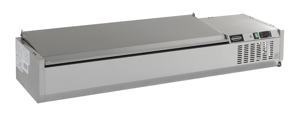 Puits Réfrigérée Couvercle En Acier Inox 1/3Gn X 6