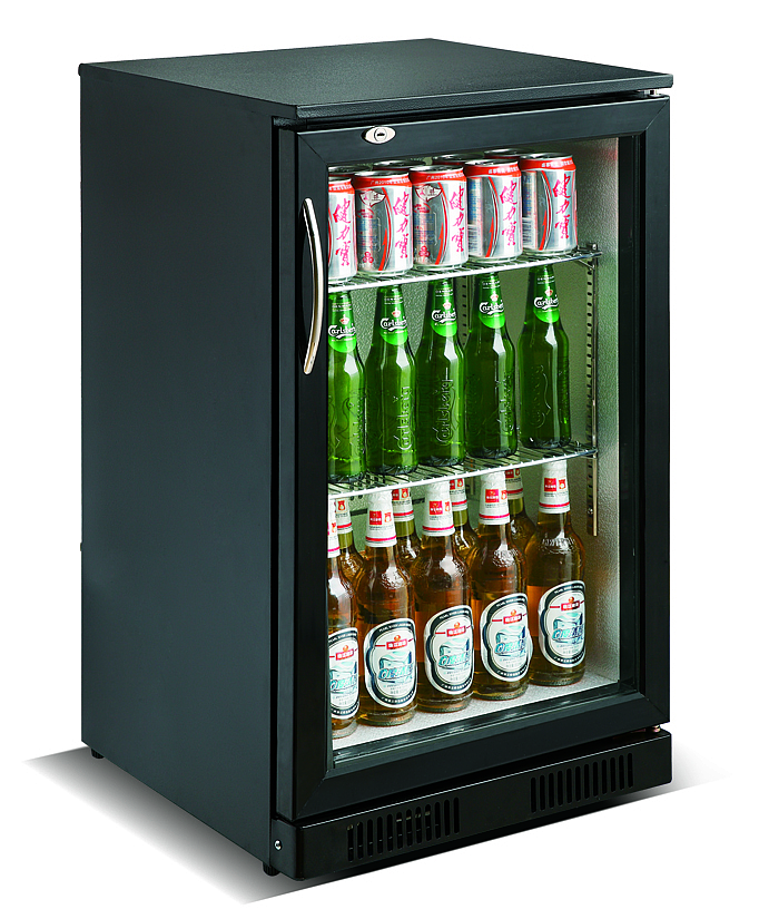 Arrière Bar Réfrigérée Noir 1 Porte