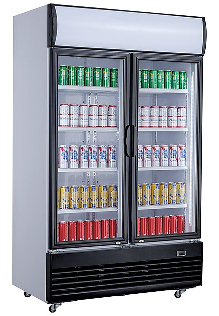 Réfrigérateur 2 Portes En Verre 1000L