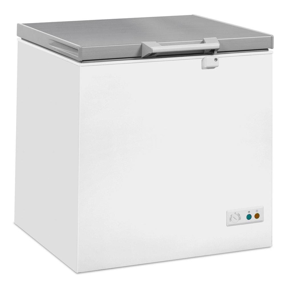 Congélateur Bahut Couvercle En Inox 202 L