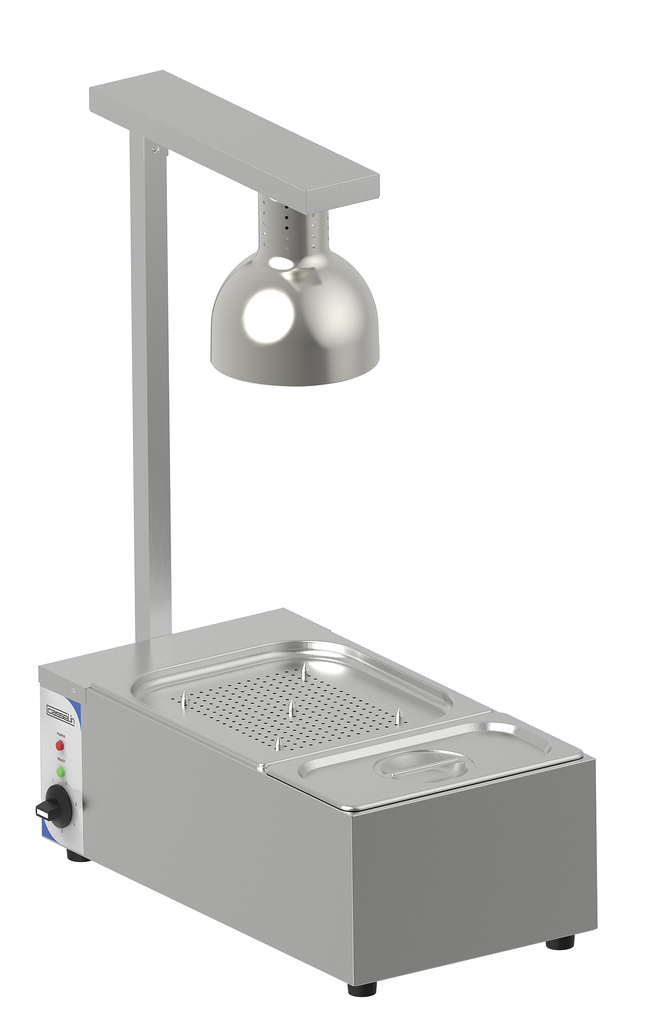Poste de découpe chauffant 
avec bain marie