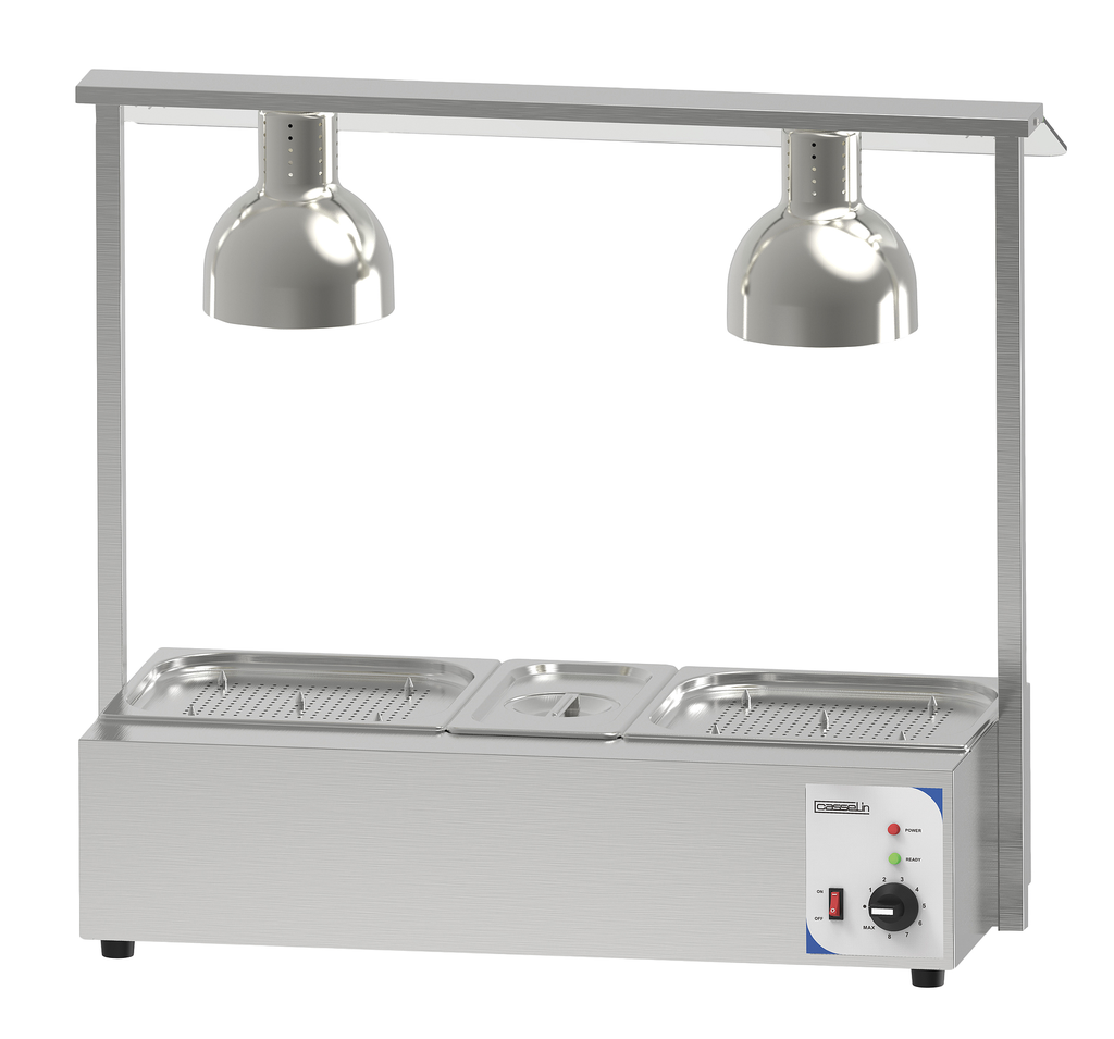 Poste de découpe chauffant 
avec bain marie double