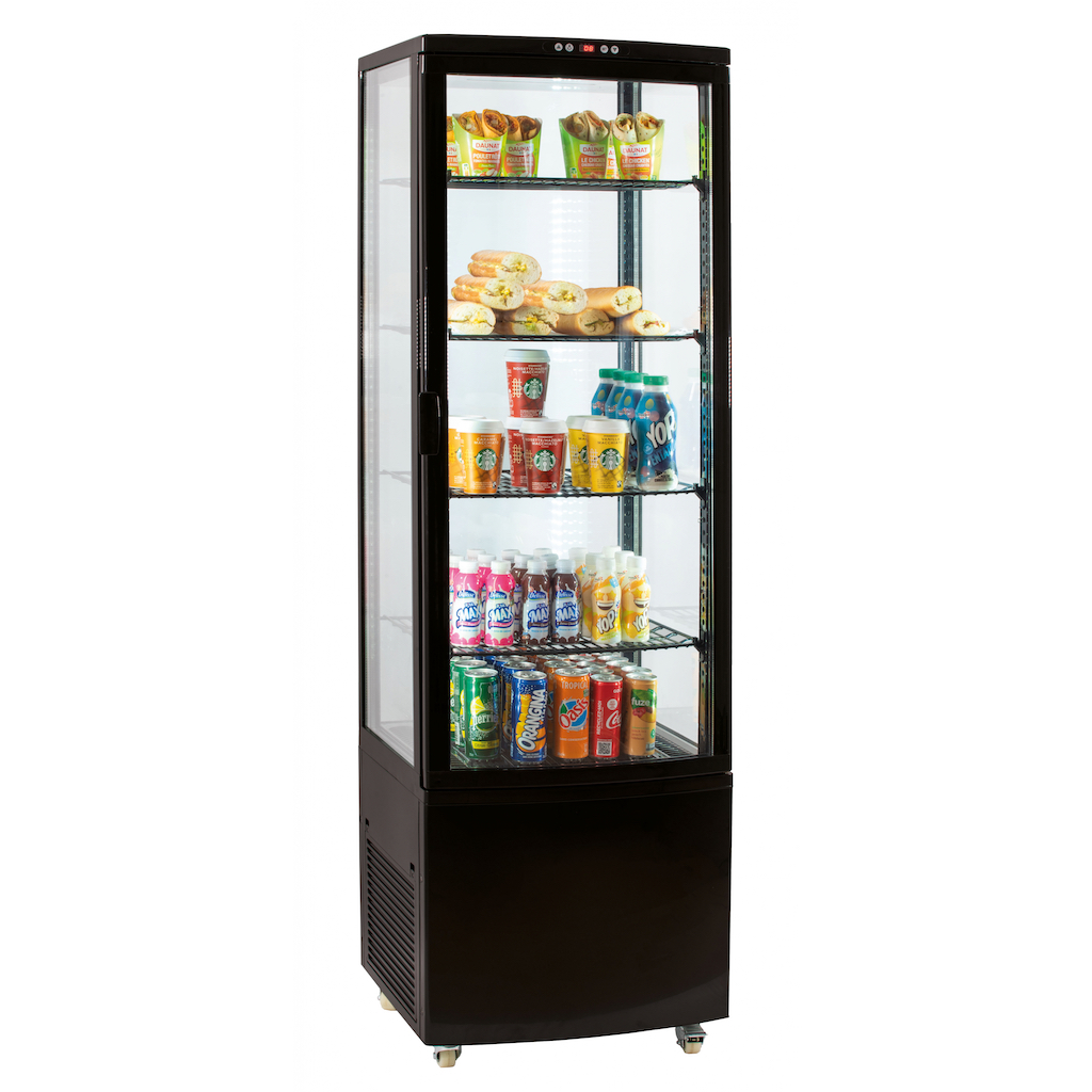 Vitrine réfrigérée positive 235L Noire