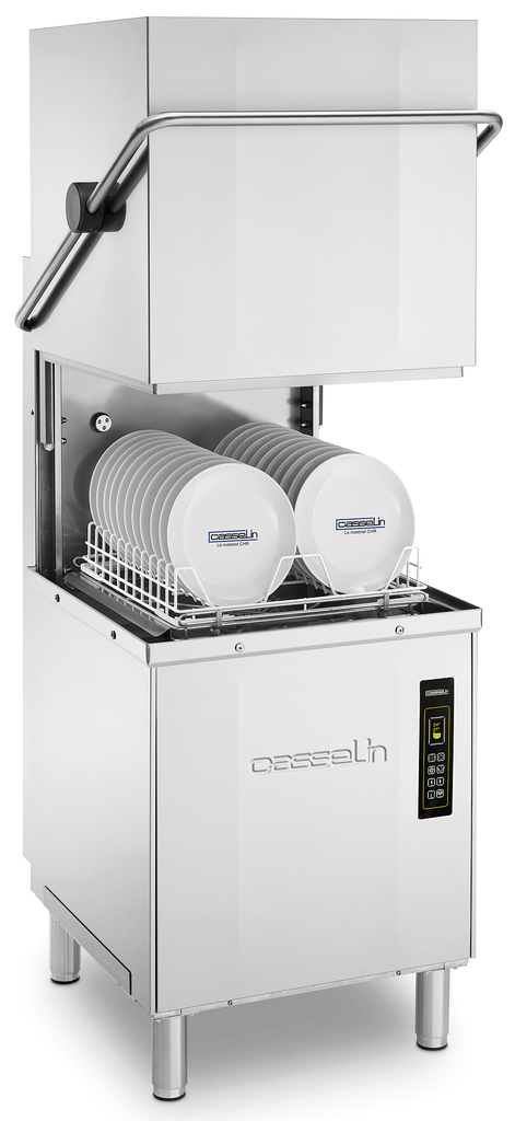 Lave-vaisselle à capot avec pompe de vidange