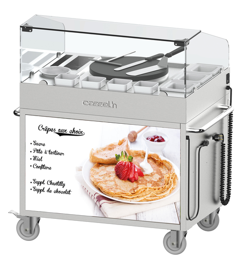 Chariot à crêpière 40 encastrée 